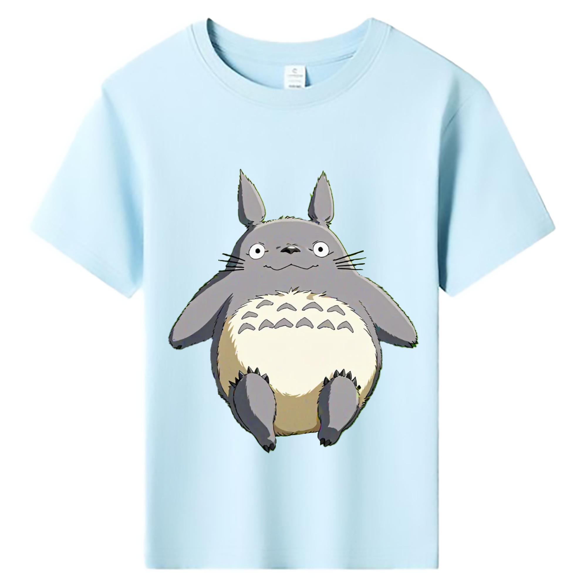 （画像用） となりのトトロ 草壁メイ 草壁サツキ My Neighbor Totoro Satsuki Kusakabe Mei Kusakabe 綿100％キッズTシャツ（フロントプリント）
